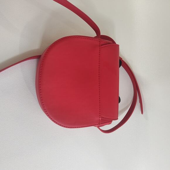 Disney Parks Minnie Mouse Red Bow Black Adjustable Strap Handbag - Picture 7 of 8